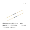 100pcs Reed Switch Magnetic Switch Normally Open Normally Closed NO NC Magnetic Conversion Sensor Induction Switch 4*28MM 1.8*10