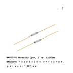100pcs Reed Switch Magnetic Switch Normally Open Normally Closed NO NC Magnetic Conversion Sensor Induction Switch 4*28MM 1.8*10