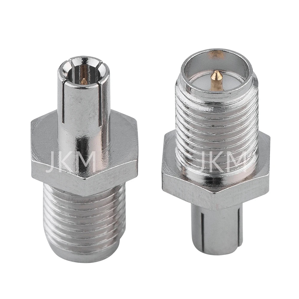 1PCS RF Coaxial Adapter SMA To TS9 CRC9 Coax Jack Connector RP SMA Female Jack To TS9 CRC9 Male Plug Silver Gold