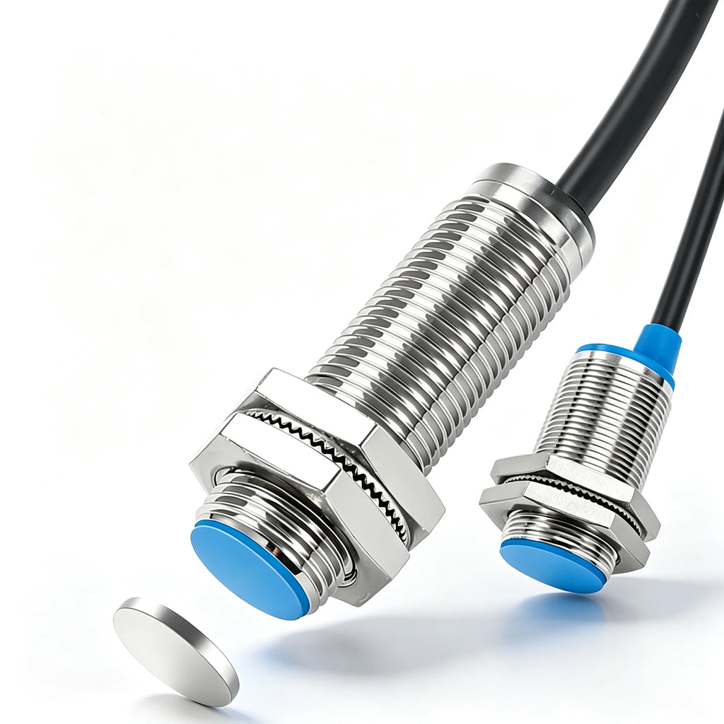 M8 Hall Magnetic Proximity Sensor Switch PNP/NPN NO NC 10-30V DC 3-Wire Sensing Distance 10mm IP67 Reed Proximity Sensor
