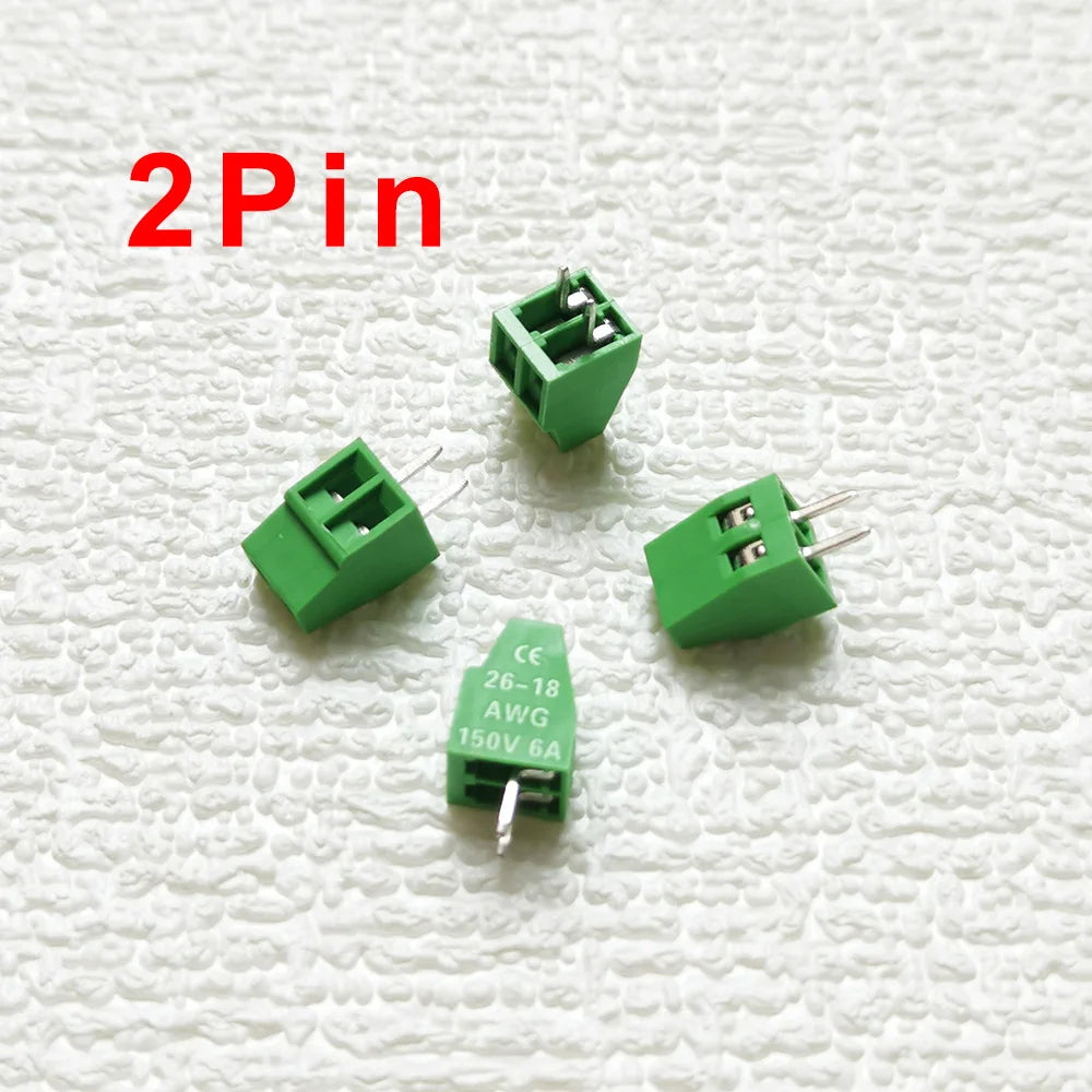 5/10pcs KF128 2.54mm PCB Mini Screw Terminal Blocks Connector for Wires KF128-2.54 2P 3P 4P 5P 6P 7P 8P 9P 10P 12P 16P Terminal