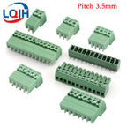 15EDG KF2EDG 2.54mm 3.5mm 3.81mm 5.08mm PCB Screw Terminal Block 2 3 4 5-16Pin Male Plug Female Socket Pin Header Wire Connector