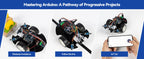 SunFounder 3-in-1 Super Starter Kit with Original Arduino Uno R4 Minima, IoT&Smart Car Projects, ESP8266 WiFi, 50+ Tutorials