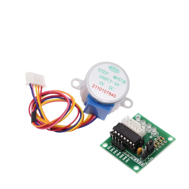 1-10PCS 1Set 28BYJ-48-5V 4 phase Stepper Motor+ Driver Board ULN2003 for Arduino 1 x Stepper motor +1x ULN2003 Driver board