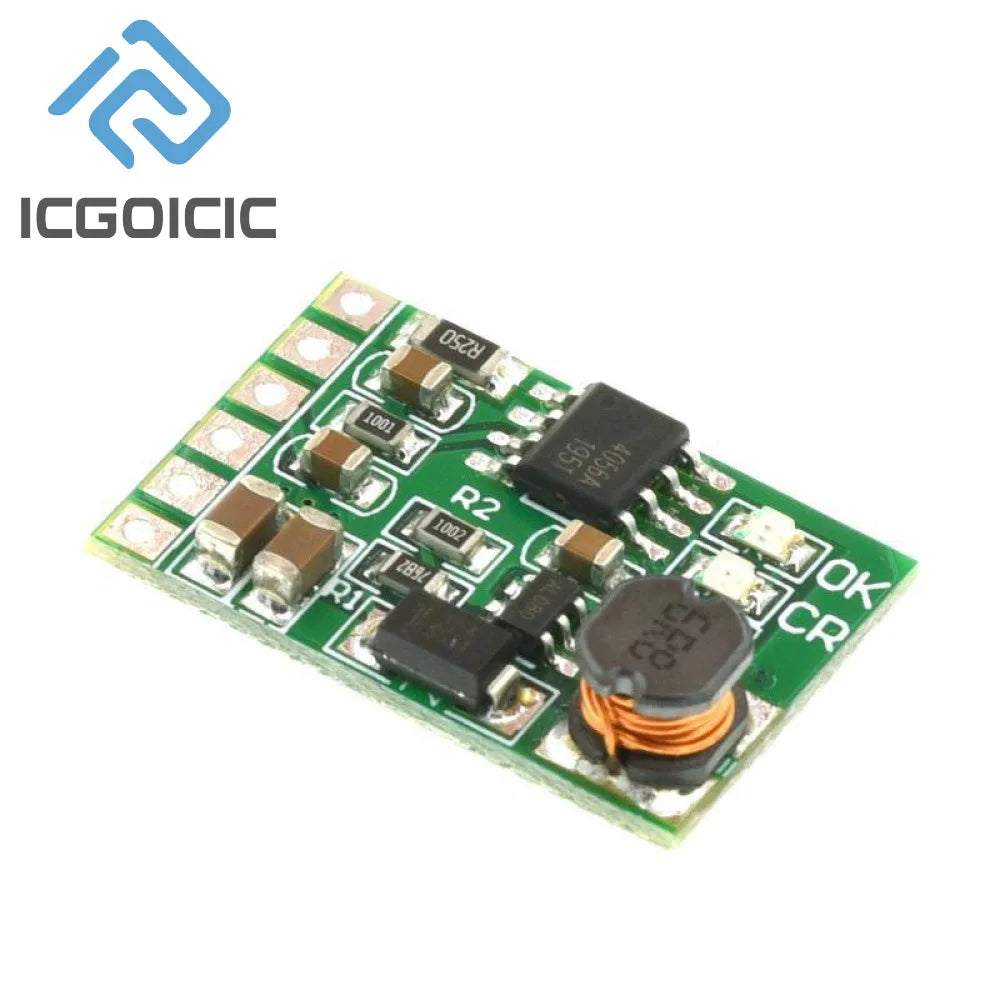 DD05CVSA 3.7V to 5V 6V 9V 12V Boost Converter Module DC-DC Step-Up Output for Lithium Battery Solar Power