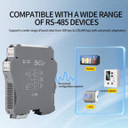 RS485 Repeater Intelligent Isolation 1 In 1 Out 2 Out 4 Out Module Industrial Grade DIN Rail Mounting RS485 Converter
