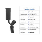 DC 12V 24V 5A LED Cabinet Sensor Switch Door Control/PIR Motion/Hand Sweep/Touch Activated for Wardrobe Closet Under Strip Light
