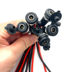 1/3PCS DC 5.5*2.1/5.5*2.5 Power Cable Wire Connector 5521 5525 Charger High Current DC Power Plug Female Socket About 20CM