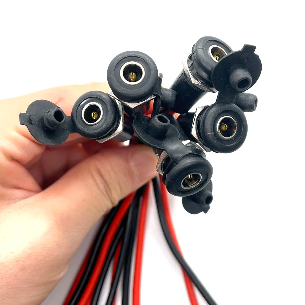 1/3PCS DC 5.5*2.1/5.5*2.5 Power Cable Wire Connector 5521 5525 Charger High Current DC Power Plug Female Socket About 20CM
