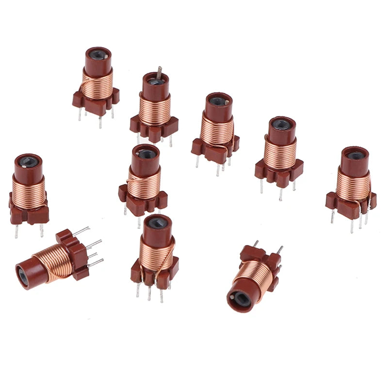 10pcs 12T 0.6uh-1.7uh Adjustable High-Frequency Ferrite Core Inductor