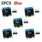 1/3/5Pcs 0.96' OLED Display Module 128x64 SSD1306 I2C Compatible with Arduino Raspberry Pi ESP32 Luminous OLED Display Board