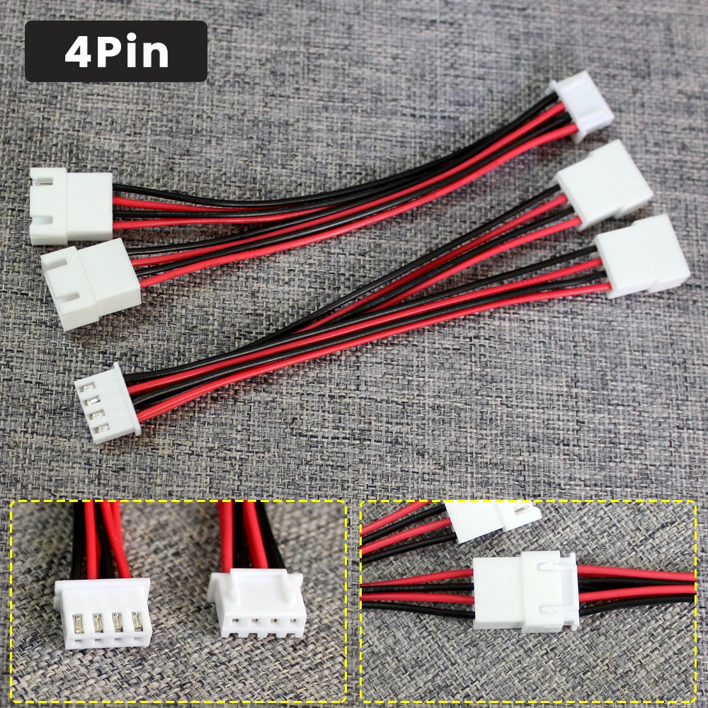 XH2.54 Y-Splitter Cable Male to 2 Female Connector 26AWG Fan Cable 2Pin 3Pin 4Pin 5Pin 6Pin Power Extension Cord Terminal Cable