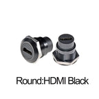 1PC Metal D Type Module RJ45 CAT6&USB 2.0/3.0&Type C&HDMI-Jack Socket Through Network Panel Mounting Electronic Connector