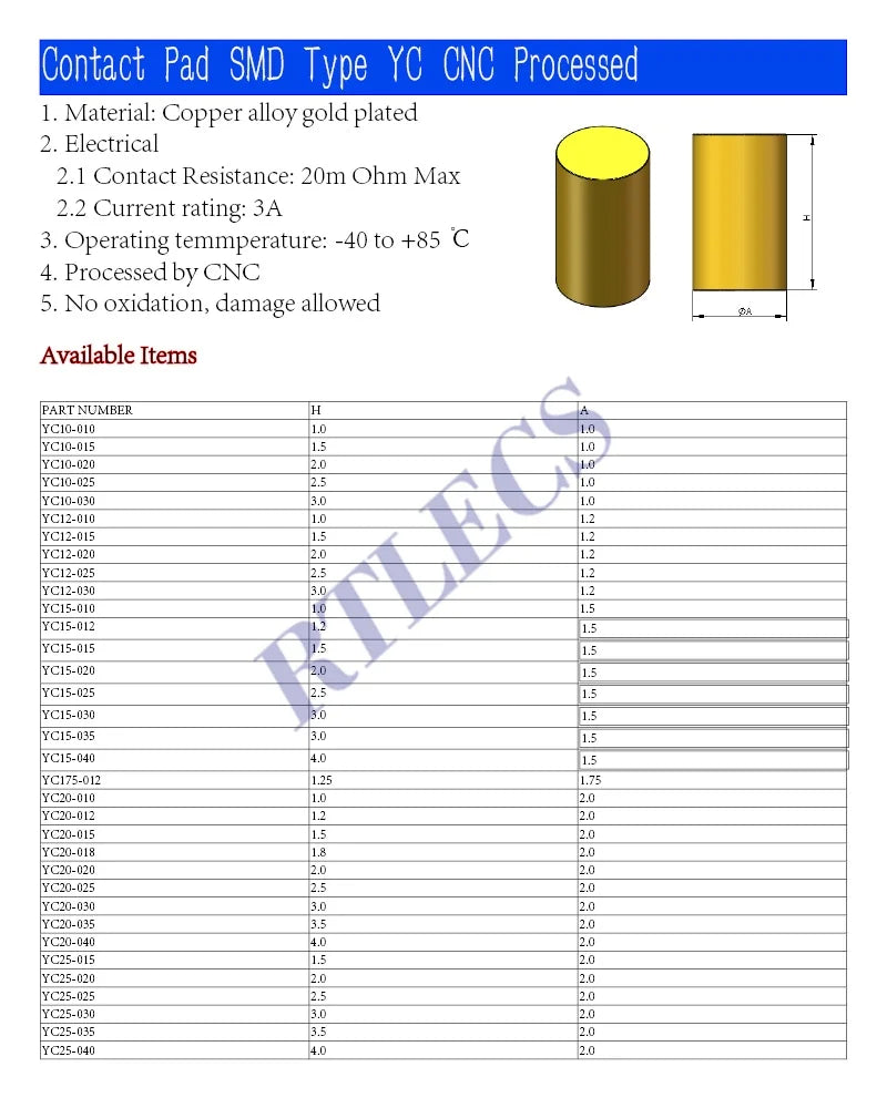 5 20 50 200 Pcs Pogo Pin Female Contact 1 2 3.7 4.5 5.5 6.0 7.0 MM Height SMT Surface Mount PCB Header Mate Spring Load PogoPin