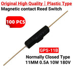 100PCS Plastic Magnetic Contact Reed Switch GPS-16A/16B/14A/14B/11B/11A SMD Normally Open Normally Closed NO NC Induction Sensor