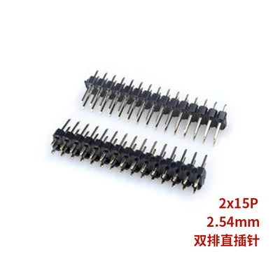10/20pcs Pcs 2.54mm Double Row Male 2*40P PCB Board Pin Header Connector Strip Pinheader 2/3/4/5/6/8/10/12/20/40Pin For Arduino