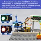 5-Channel AD Key Module Keyboard  Button Module DIY Electronic Building Blocks for Arduino Compatible With Lego Block