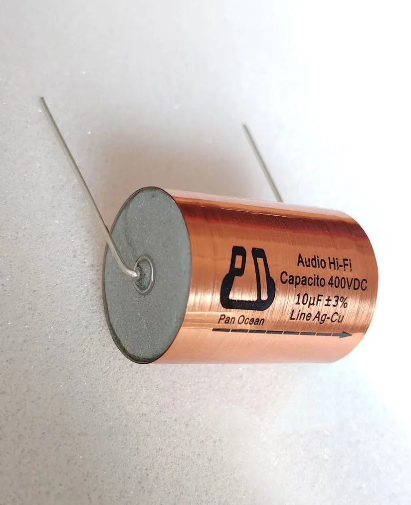 Free shipping 2pcs Tianji MKP Series Metallized polypropylene polar Audio Hi-Fi capacitor Line Ag-Cu ±3%