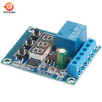 DC 5V 12V 24V Voltage Detection Module Relay LED Digital Display Circuit Monitoring Module Voltage Range 0-99.9V