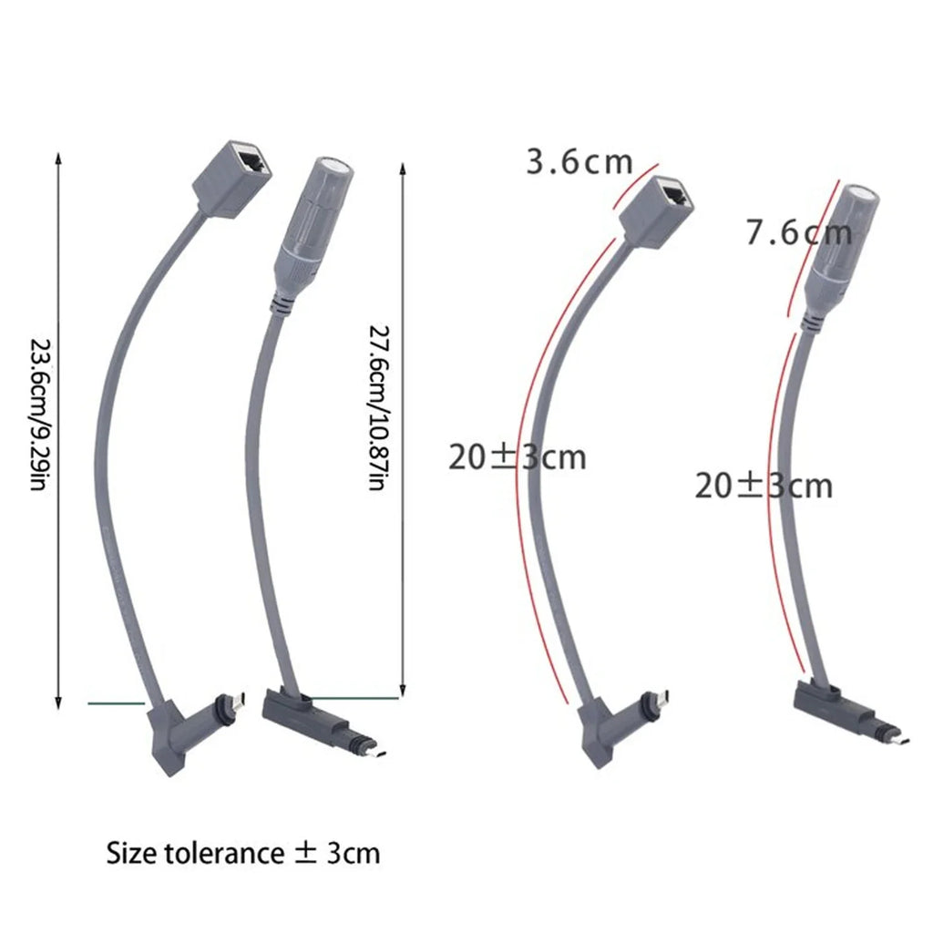 for Starlink SPX Plug To RJ45 Adapter Waterproof Anti Aging Layer 24AWG Single  Bare Copper SPX To RJ45 Adapter for Home