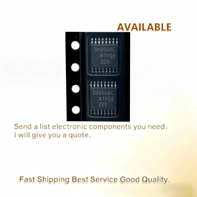 2PCS/Lot Original and brand new  DAC8568ICPWR DAC8568ICPW DAC8568 DA8568C TSSOP-16 Digital-to-Analog Converter Chip