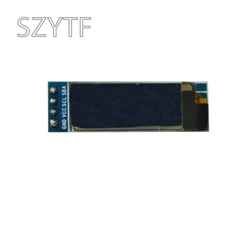 0.91 Inch 128x32 IIC I2C White / Blue OLED LCD Display DIY Module SSD1306 Driver IC DC 3.3V 5V for Arduino