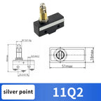 10Pcs SPDT NO+NC Hinge Roller Lever Microswitch Action Switch