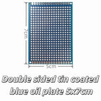 PCB Circuit Prototyping Board Double Side Prototype Boards DIY Universal Printed Perfboard Electronic Kit Double Sided Tin Spray