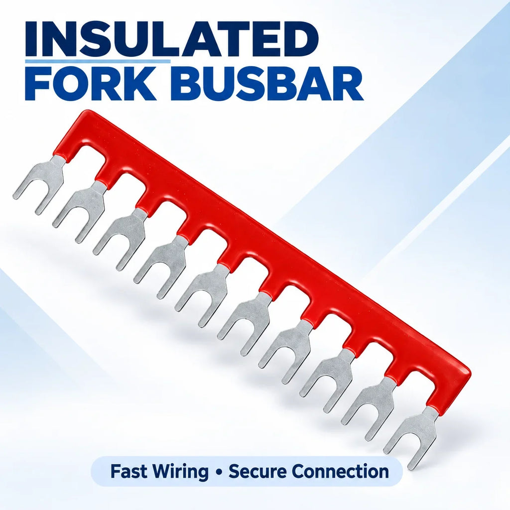 10/20/50/100PCS TB1512 / TBD-15A 12 Position Pre Insulated Fork Type Terminal TB Connection Strip Barrier Strip Jumper Connector