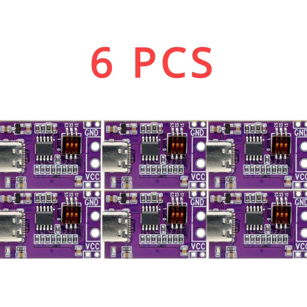 1-100PCS PD/QC/AFC Fast Charge Decoy Trigger Type-C Decoy Module Board with DIP Switch 5V 9V 12V 15V 20V Fixed Voltage Output