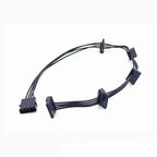 High Quality 1 Pcs Practical Durable PC Server 4 Pins IDE Molex 1 to 5 SATA Power Cable Adapter Splitter Cables Black 55cm