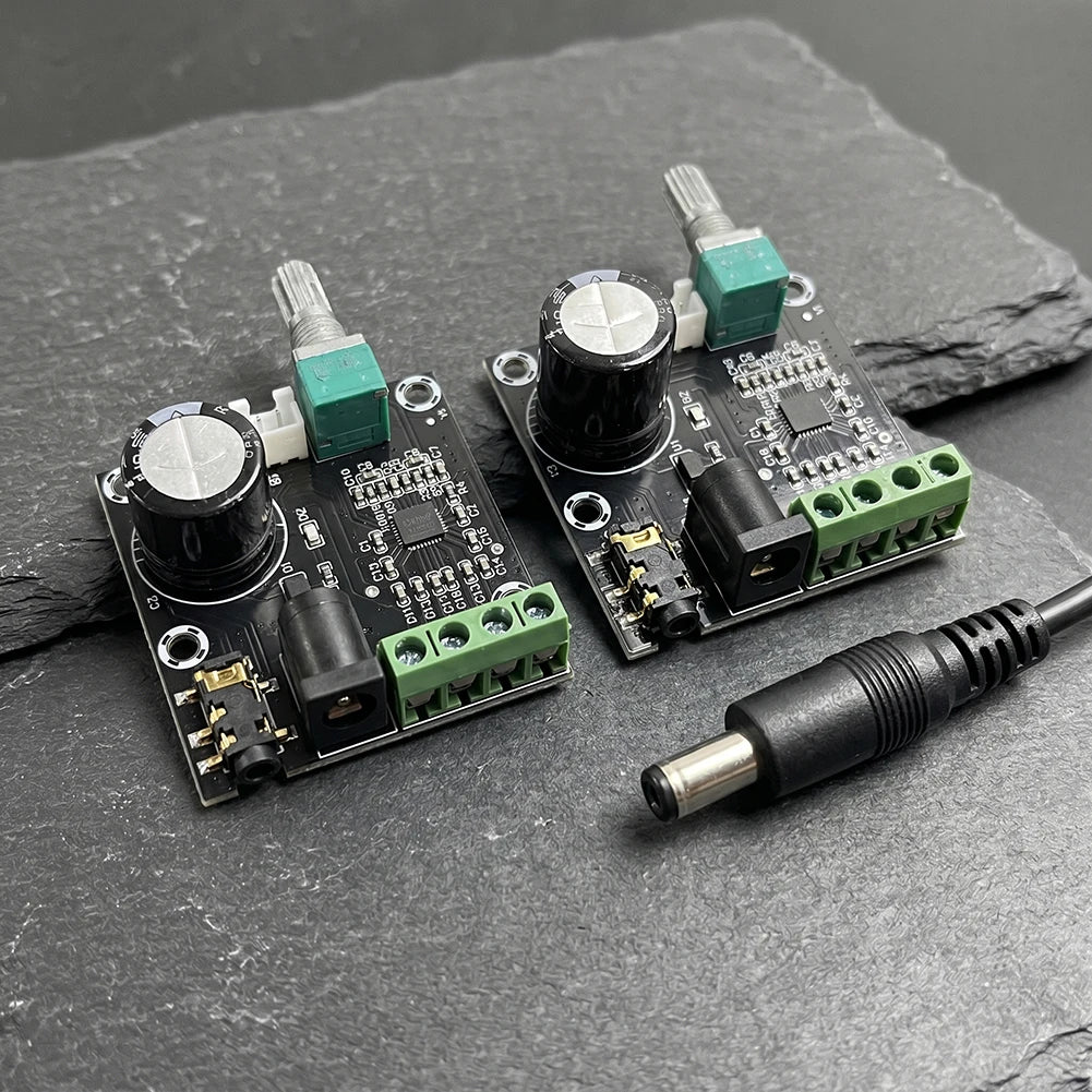 Amplifier Board Module Class D PAM8610 Digital Power Amp Board 12V with Delay Dual Channel Multiple Protection 15W X 2