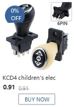 1 PCS,30/40A 250V AC High Current,ON/OFF,Special for Eelding Machine,KCD4,Sterling Silver Point,Rocker Power Button Switches