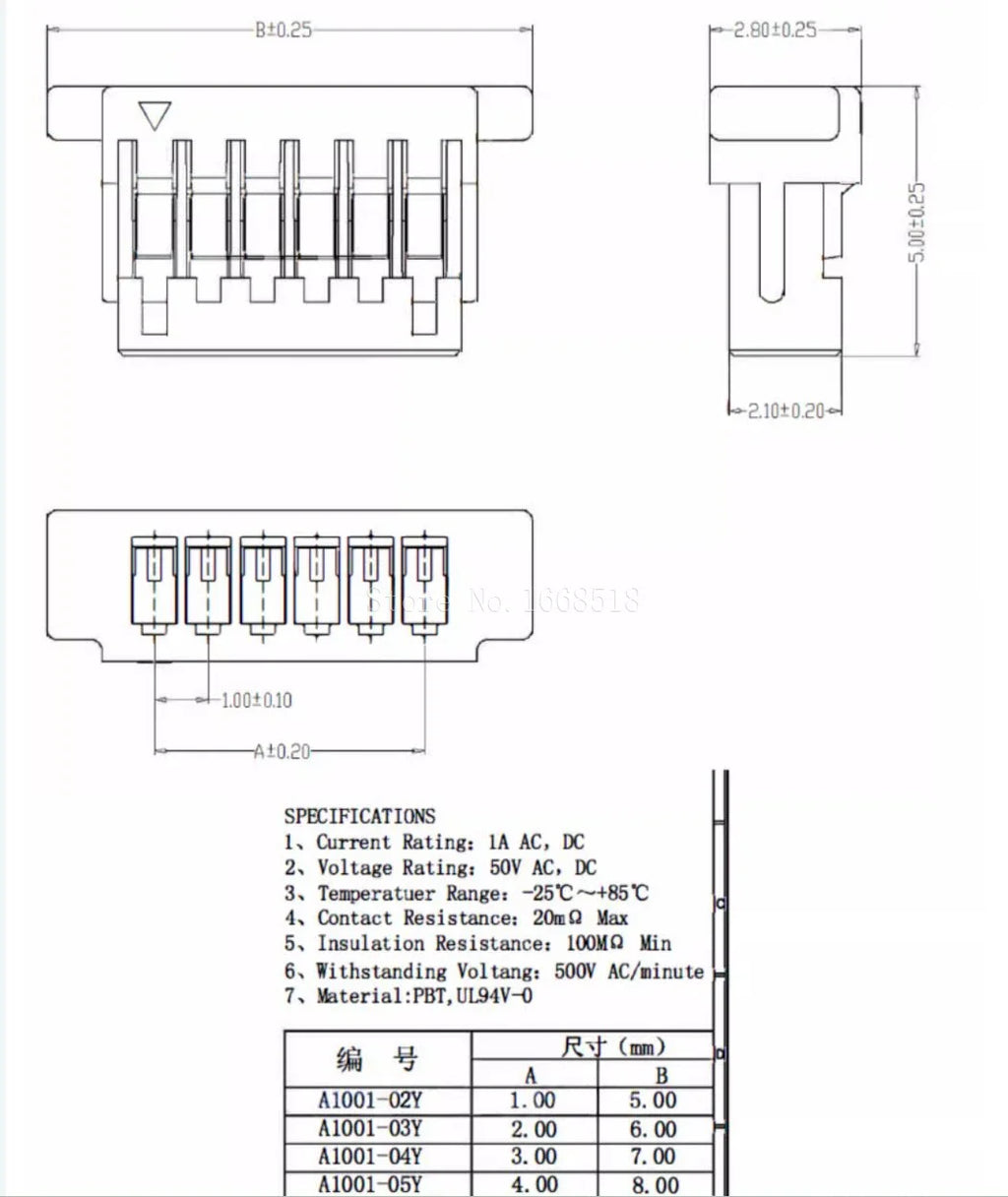10PCS 1.0 1.25 1.5 2.0 2.54 SH/JST/ZH/PH/XH 1.0MM 1.25MM 2.0MM 2.54MM Male Pin Header Socket Dip/Right Angle SMD 2/3/4/5-9P Pin