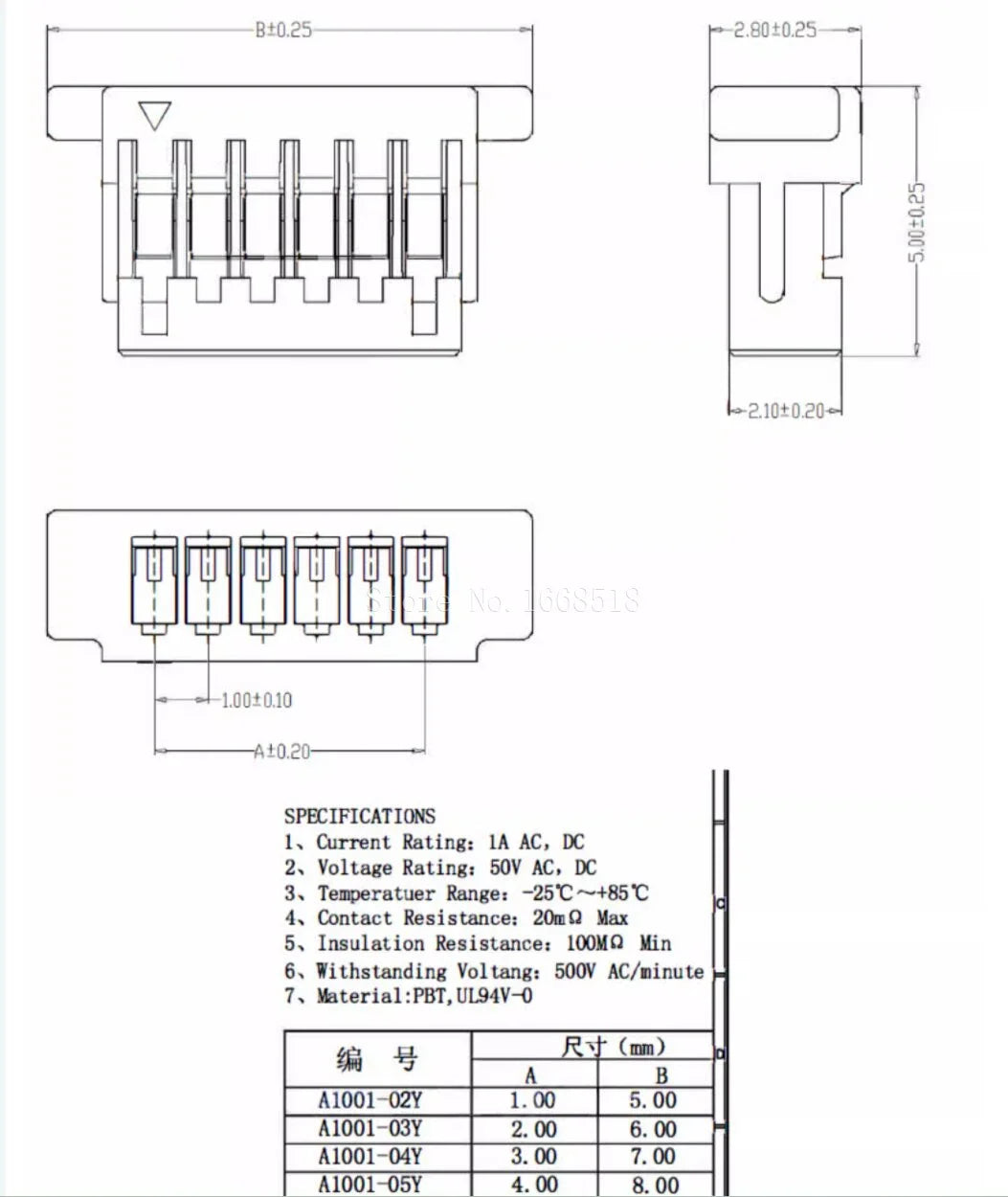 10PCS 1.0 1.25 1.5 2.0 2.54 SH/JST/ZH/PH/XH 1.0MM 1.25MM 2.0MM 2.54MM Male Pin Header Socket Dip/Right Angle SMD 2/3/4/5-9P Pin