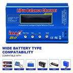 Digital Imax B6 80W Balance Charger T/Tamiya/XT60 Plug  For RC Lipo NiMH NiCd Li-ion Battery