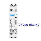 2P 16A/20A/25A  220V/230V 50/60Hz Din Rail Household AC Contactor 1NO 1NC/2NO/2NC For Smart Home