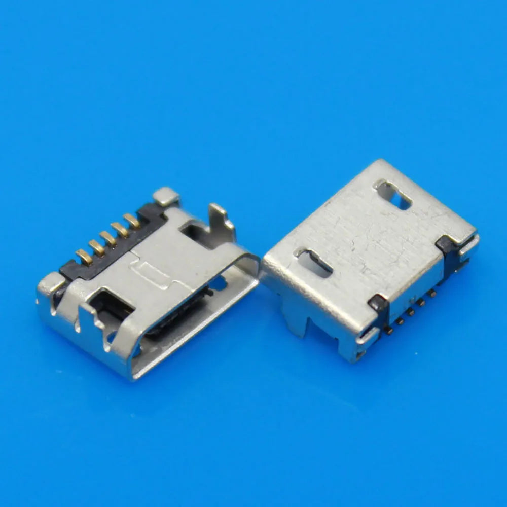 100models Micro USB Connector Mini Jack Socket Power Charging Port Replacement 5 Pin 5pin Tail For Samsung Huawei Lenovo ZTE HTC