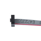 2PCS 1.27MM pitch FC-6/8/10/14/16/20/40/50 PIN 20CM JTAG ISP DOWNLOAD CABLE Gray Flat Ribbon Data Cable FOR DC3 IDC BOX HEADER