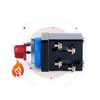 ABILKEEN LA18-22 2NO2NC Metal Push Button Switch 25MM Mount Size Momentary/Latching Rotary/Mushroo Head Power Control Switch