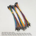 50-300pcs Breadboard Dupont Cable For Arduino Line 2.54mm Male Female Dupont 10cm 20cm 30cm Jumper Wire  DIY 1P Connector