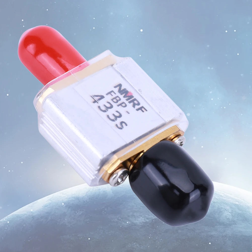 FBP-433s Bandpass Filter SMA M F Interface 433MHz Reduce Noise Band Pass Filter Aluminum Casing Bandwidth 20MHz for Aircraft UAV
