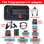 XGecu T48 Programmer [TL866-3G] TL866II Plus upvertionfor SPI/Nor/NAND FlashTSOP/SOP//EMMC BGA153/162/169/100/221 adapter socket