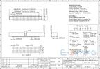 10pcs DC3 2.54mm DIP RA Right Angle SMT Double Row 6P 10P 20P 26P 34P 40P ISP Male Pin IDC JTAG Socket Box Header