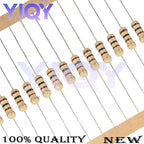 20PCS Carbon film resistor 1W 5% 0.1R-4.7M 10R 100R 220R 1K 1.5K 2.2K 4.7K 10K 22K 68K 100K 100 220 1K5 2K2 4K7 Ohm Resistance