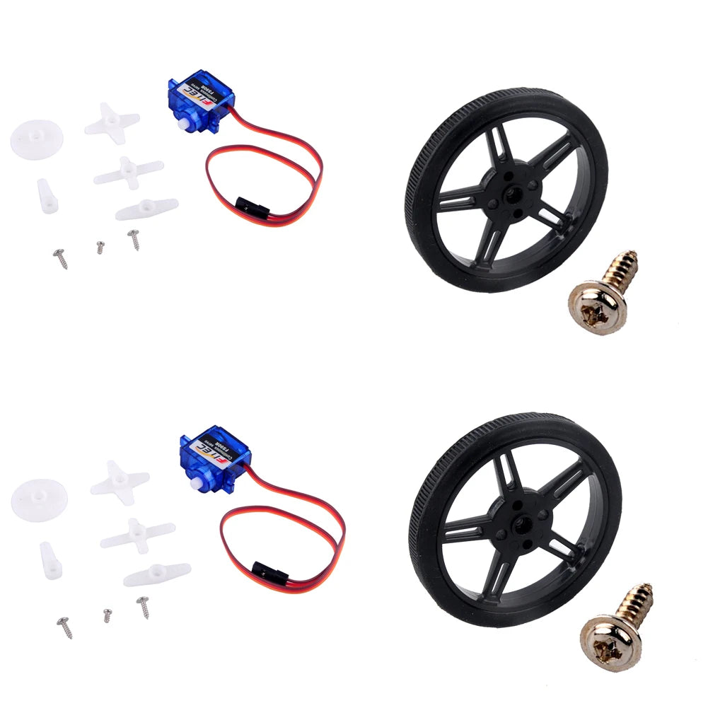 Feetech FS90R Mini RC Servo 360 Degree Continuous Rotation Micro Motor 4.8-6V 1.5KG Wheel for Smart Robot Microbit RC Car Drone