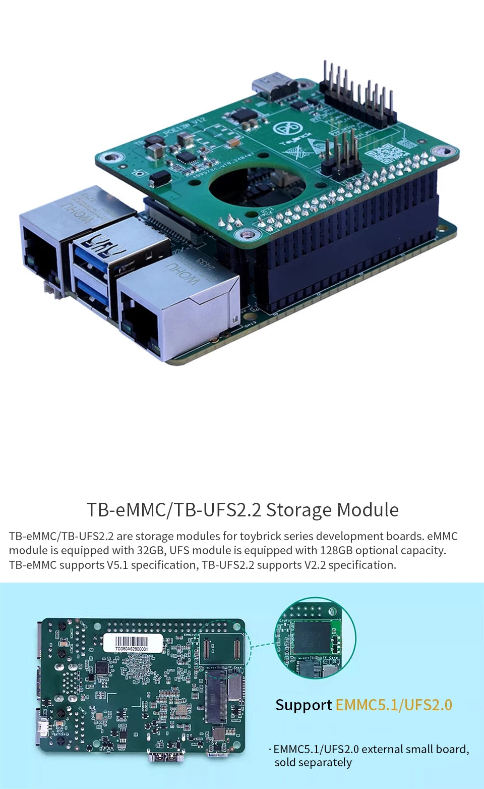 Toybrick TB-RK3576D Development Board 6.0T High Computing Power POE Power Supply Rockchip RK3576 ARM Motherboard 4GB/8GB LPDDR4X