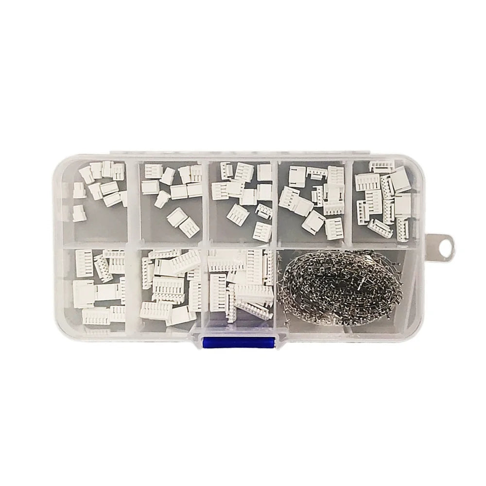 530PCS GH1.25 Housing Connectors and Crimp Terminal kit Connectors Plugs GH1.25mm Pitch for Flight Controller 3D Printer