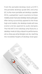 FiiO KA13 Dual CS43131 Portable DAC Amplifier for IOS/Android 3.5mm and 4.4mm Balanced Output, 550mW high Power