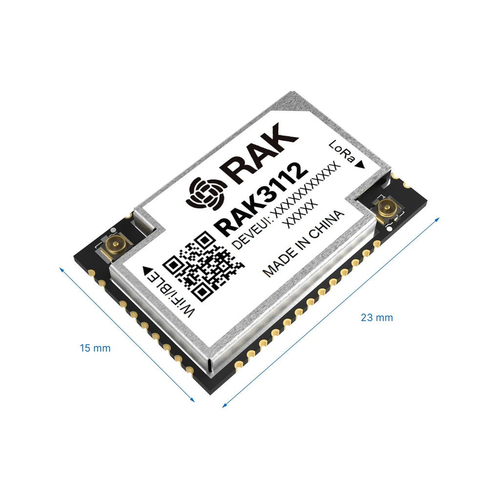 RAK3112 WisDuo Module For EdgeAI With LoRa ESP32-S3+SX1262Module With WiFi BLE  And LoRa, Ideal For Edge AI  Meshtastic And LoT